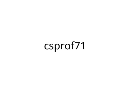 csprof71