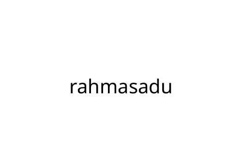 rahmasadu