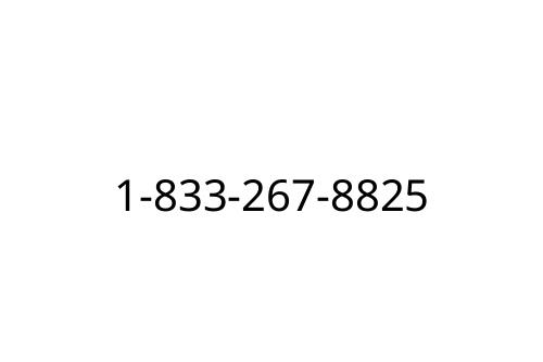 1-833-267-8825