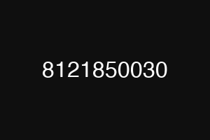 8121850030