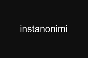 instanonimi