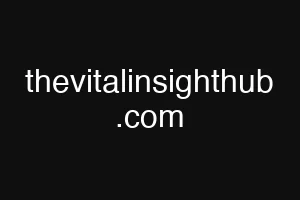 thevitalinsighthub .com