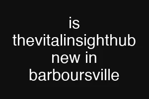 is thevitalinsighthub new in barboursville